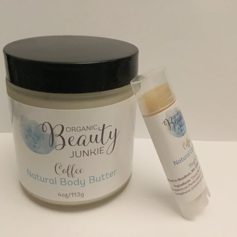 Natural Body Butter & Lip Balm Gift Set